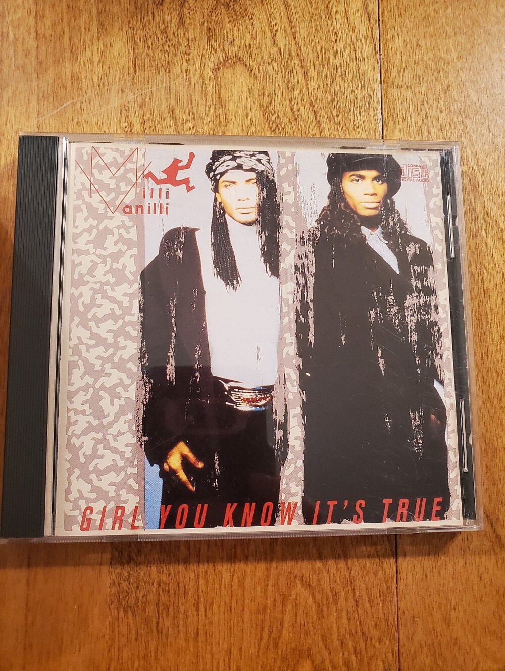 Milli Vanilli Girl You Know It's True Music CD 1989 Arista Blame It On The Rain